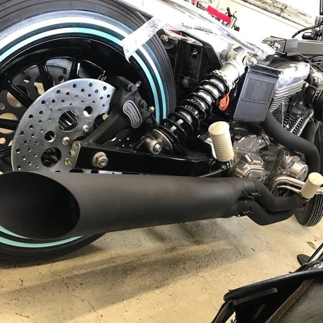 サーマルバリア施工マフラー温度が30%減します